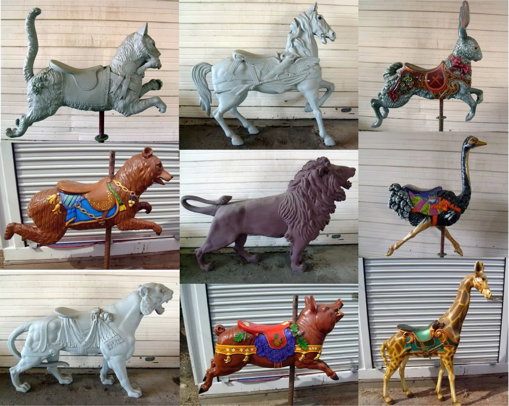 fiberglass animal molds